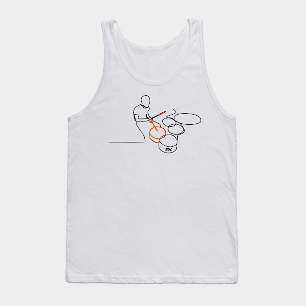 LINEA DE BATERIA 2 Tank Top by Pues X Sublimaciones/Nelson Bayardo